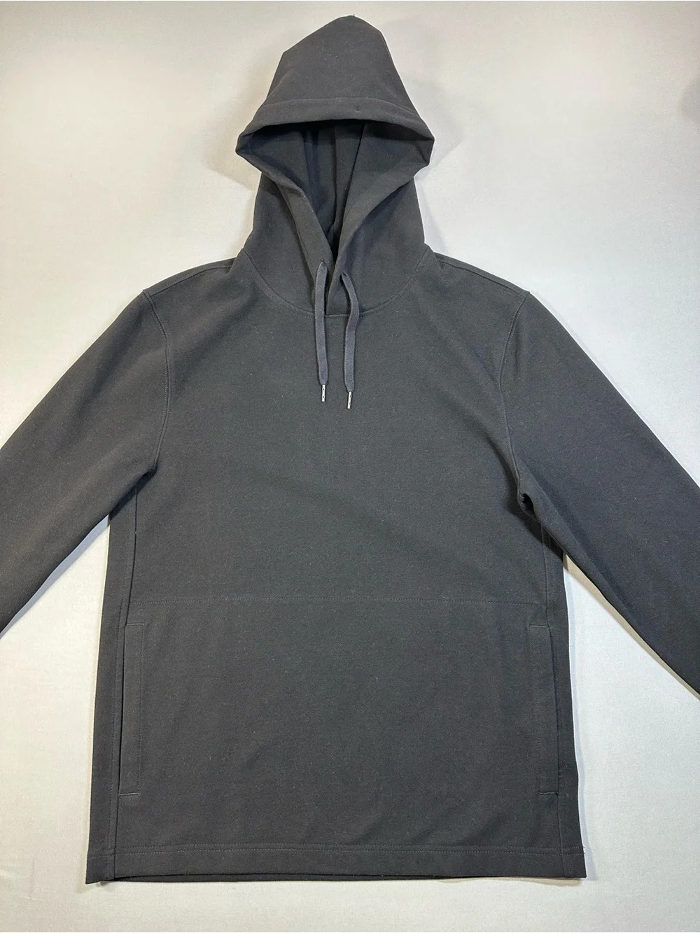 J Crew Seaboard Soft-Knit Hoodie, Soft, Black - Mens Small